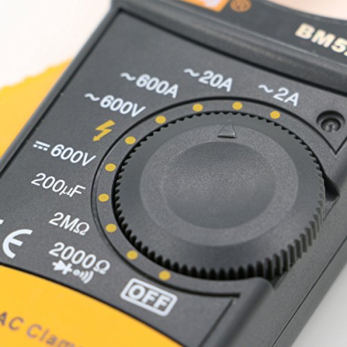 Xcellent Global Digital Clamp Meter Auto-Ranging Multimeter Electronic Measuring Instrument DIY Hand Tools with Voltage, AC Current, Diode and Resistance Test PC033