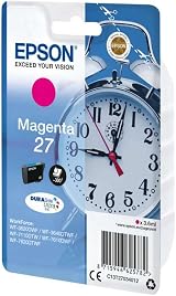 Epson 27 Magenta High Capacity Ink Cartridge DuraBrite Ultra 300 Page Yield view 2