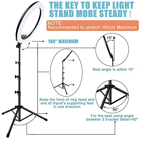 4 Creatck+Dimmable+2700+5500K+Self+Portrait+Shooting