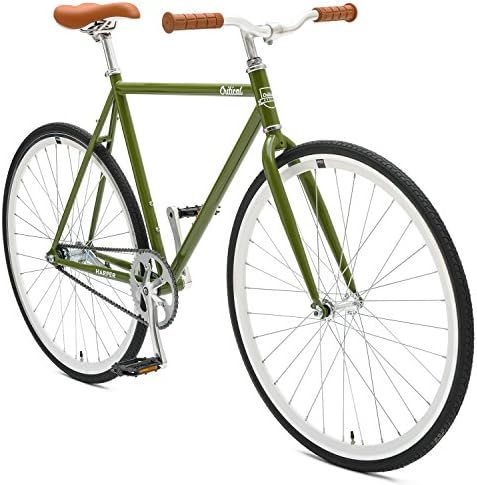 Retrospec Critical Cycles Harper Coaster Fixie Style Single-Speed Commuter Bike with Foot Brake