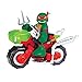 Teenage Mutant Ninja Turtles Pre-Cool Half Shell Heroes Raphael with Mini Cycle Figure and Vehicle 2 Pack