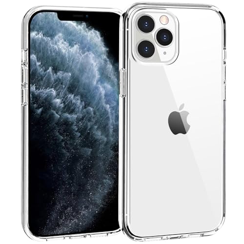 TENOC Phone Case Compatible with iPhone 11 Pro Max, Clear Case Shockproof Protective Bumper Slim Cover for 6.5 Inch