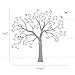 Staircase Family Tree Wall Decal Tree Wall Decal - (Chestnut Brown, Standard Size: 109.5 w x 105 h Inch) - by Simple Shapes ®