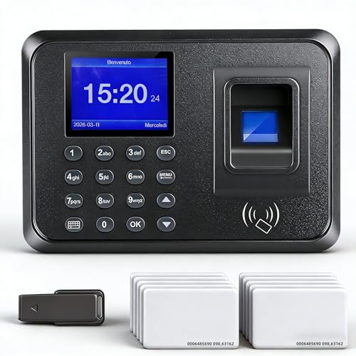 Diseleri Fingerprint Attendance Alarm Clock for Employees