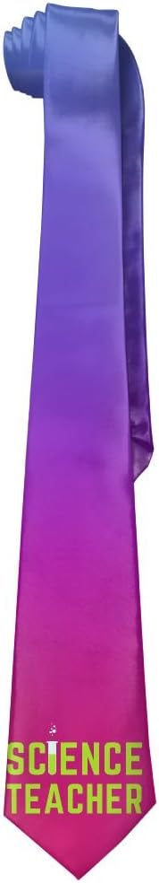 Funny Chemistry Science Teacher Men's Polyester Silk Wide Ties/Necktie/Necktie Skinny Tie Neckwear