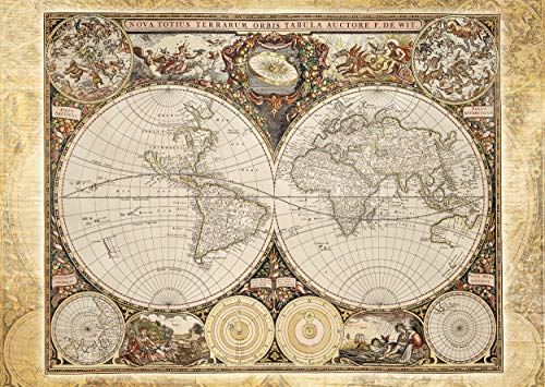 Schmidt Spiele 58178 - Historiche Weltkarte, 2000 Teile Puzzle – Bild 3