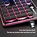 LANGTU Gaming Keyboard and Mouse Combo with Mouse Pad, Colorful LED Backlit Quiet Keyboard for Study, All-Metal Panel USB Wired 25 Keys Anti-ghosting Computer Keyboard 104 Keys – L1 Black/Silverthumb 2