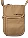 RFID Blocking Neck Stash Passport, Unisex, Tan