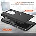 Trianium Protanium Galaxy S9 Plus Case with GXD Impact Gel Cushion and Reinforced Hard Bumper Frame [Premium Protection] Heavy Duty Covers for Samsung Galaxy S 9 Plus (2018) Phone - Black