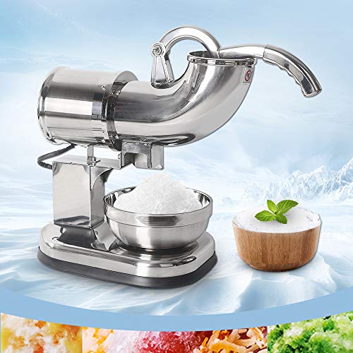 XUMI Eiscrusher, EIN-Schlüssel-Eiscrusher Maschine Schneekugel Maschine Edelstahl Smoothie Becher Eiscreme Caker Maker… – Bild 3