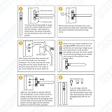 FixRello PVC Window Handles for uPVC Windows 8 Gold view 6