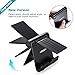 Aibocn Upgraded Multi-Angle Aluminum Stand for Tablets Smartphones and E-Readers Compatible with iPhone iPad Air iPod Samsung Galaxy/Tab HTC Google Nexus LG OnePlus and More, Black