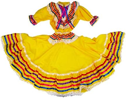 Ethnic Identity Girls Mexican Dress Vestido Jalisco