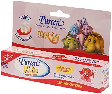Pureen Baby Toothpaste . Strawberry Flavor 1.4 Ounce