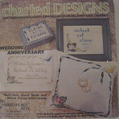 Wedding or Anniversery Charted Designs - Counted Cross Stitch Pattern