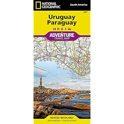 Buy Uruguay Paraguay National Geographic Adventure Map 3407 Map Folded Map December 10 2018 Online In Taiwan 1566957591
