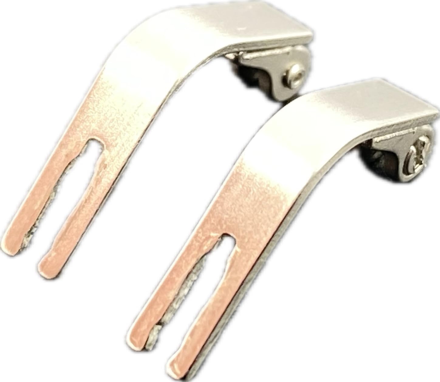 Switch It! Original 2 x Eyeglass Temple Joints - Model 444 & Similar in Steel Silver - Perfect Fit & Durability for Your Style