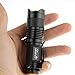 Ultrafire® 7w 300lm Cree Q5 LED 3-mode Mini Black Shell Portable Flashlight Torch Adjustable Focus Zoom Lamp (Red/Green/Uv Light)