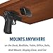 Creatormbsy Magnetic Gun Mount & Holster , Rubber Coated 42 Lbs Rated, Safe Storage and Quick Access to Firearm, Used In Home, Office, Car,Vehicle, Desk, Truck, Wall...