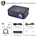 Projector, GuDee Upgrade Full HD Video Projector for Business PowerPoint Presentations, 1080P Home Movie Projector for Laptop, Smartphone, Fire TV Stick, PS4, HDMI, USB