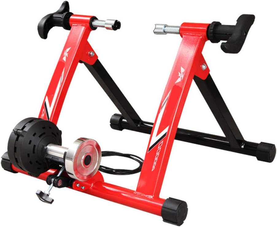 Bicycle Indoor Trainer Stand, Wire-Controlled Indoor Mountain Road Training Platform Turbo Trainer,Variable Resistance Indoor Bike Trainer for Road Mountain Bicycles