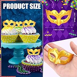 24 Pcs Mini Masks Masquerade Mini Mask Small