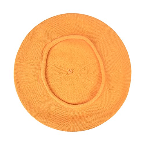 Landana Headscarves Beret for Women 100% Cotton Solid - Pumpkin