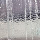 Adwaita 10 Guage Design Clear Shower Curtain