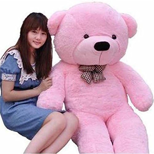Ltuotu 4 color 4 size Super Soft & Huggable, 100% Pp Cotton Huge Cuddly Giant Teddy Bear Animal Toy Big Plush toys Doll (31.4〃, Pink)