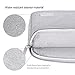 HSEOK Laptop Sleeve, Polyester Case Bag Cover for 12.9 iPad Pro / 13.3 Inch Laptop Notebook Computer / MacBook Air / MacBook Pro, Gray