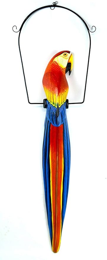 wooden parrots