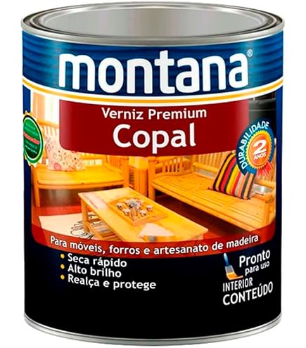 Verniz Copal Brilhante 0,9 L Montana Química