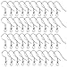 40pcs/20 Pairs 925 Sterling Silver Earring Hooks Fish Hook Earrings French Wire Hooks Jewelry Findings Earring Parts DIY Making