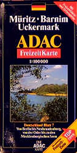 muritz barnim uckermark by ADAC Kartografie (Map)