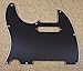 3 Ply Left Handed Guitar Pickguard Fits Fender Tele Telecaster Standard -BLACK (B57)