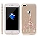 iPhone 7 Plus Case,iPhone 8 Plus Case, LUOLNH [New Creative Design] Flexible Soft TPU Silicone Gel Soft Clear Phone Case Cover for iPhone 7 Plus/iPhone 8 Plus(2 Giraffe)