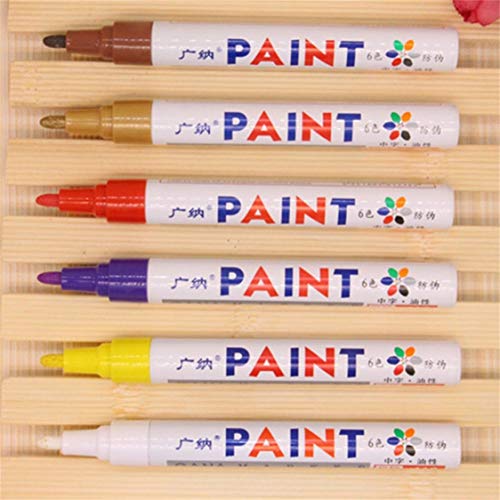Universal Red Permanent Car Vehicle Motorcycle Tyre Tire Tread Marker Paint Pen Tyre Pen Auto Car Styling Decoration