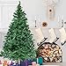 Herron Christmas Tree Artificial Premium Spruce Hinged Xmas Tree with Metal Stand for Indoors&Outdoors(6ft)