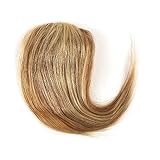 Rosette Hair 100% Human Hair Bun/Scrunchie/Side-Swept Extension Curly Hair Piece Wig (12/613-Blonde, Hair Side-Swept)
