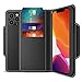Maxboost mWallet Designed for Apple iPhone 11 Pro Case (2019, 5.8-inch) [Folio Cover] Premium Leather Credit Card Wallet Holder Compatible iPhone 11 Pro Flip Cover/Side Pocket Magnetic Closure - Black