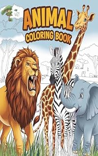 Livro Colorindo o Reino Animal: Diversão e Aprendizado!