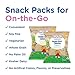 Healthy Times Organic Hugga Bear Snack Pack Cookies for Kids, Vanilla & Honey Graham Variety Pack | For Toddlers, 12 Months and Older | 1 Oz. Bag, 24 Count