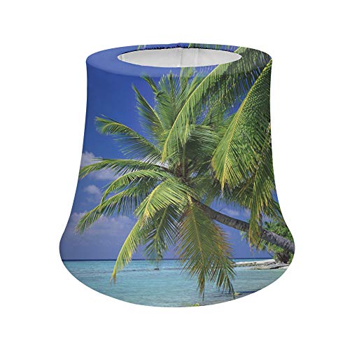Cozeyat-Palm-Tree-Beach-Table-Lamp-Shades-Mandala-Desk-Lamp-Shade-HandcraftedSpider-Lamp-Shade-Barrel-Fabric-Lampshade-for-Table-Lamp-and-Floor-Light-for-Living-RoomBedroom 513ojrn0d0L
