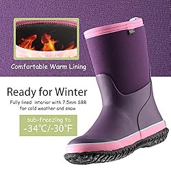 MCIKCC Unisex-Child Kids Waterproof Winter Rain