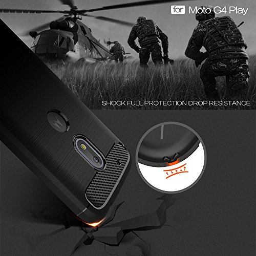 Moto G4 Play Case Motorola Moto G 4 Play Back Cover Moto G Play 4th Generation Bumper 5inch Slim Carbon Fiber Resistant Shock Soft Silicon Anti-fingerprint Phone Shell Bag For MOTO G4 Play