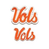 NCAA Tennessee Volunteers Patch Vols Logo Emblem Premium Embroidered Iron On Gift Set (Pack of 2)