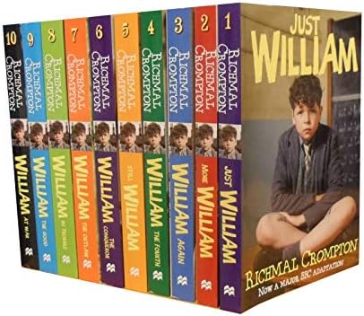 Just William by Richmal Crompton Collection Set: (Titles Contain Just William, More William, William Again, William the Fourth, Still William, William ... in Trouble, William the Good, William)