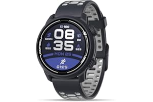 COROS PACE 2 Sport Watch GPS Heart Rate Monitor, 20 Days Long Battery Life, Lightweight, Barometer, Strava, Training Plan, Navigation, Sleep Track, Swim, Bike, Run, Strength, Treadmill -Navy Silicone