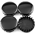 3.25In 83MM Wheel Center Caps for Chevy Chevrolet Silverado Suburban Tahoe Yukon XL Sierra Van Savana Black Center Cover