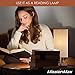 MissionMax Modern Brown Small Table Lamp w USB Quick Charging Port, Great for LED Bedside, Desk, Bedroom, and Nightstand Lamps or Other Table Lights